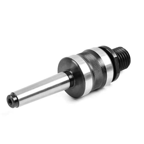 Live Tailstock Chuck Adapter 1 Inch 8 TPI Thread Converts 2MT Morse Taper To Threaded Live Tailstock Steel With Internal Roller Bearings