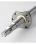 Heavy Duty C5 Precision SFU1204 Ball Screw Shaft With Flange Nut, machined ends, close-up view for CNC builds.