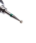 Close-up of a 3 Piece Cuticle Cleaning Carbide Nail Drill Bits With Diamond Rotary Burrs For Electric Nail File Ball And Needle Heads 3/32 inch shank