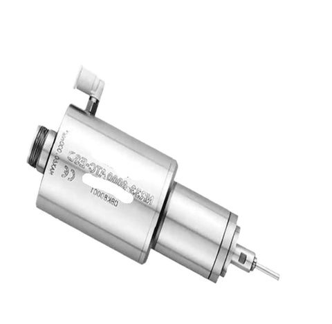 Heavy Duty Brushless Cnc Spindle Dishing Out Knockout Precision And Slick High Speed Rotation For Dang Good Pcb Cutting On Almost Any Mainstream Machine, silver spindle with precise cutting tip.