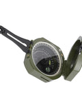 Go-To High-Precision Compass With Luminous Dial, Magnetic Declination Adjuster, And Shockproof Zinc Alloy Body open view