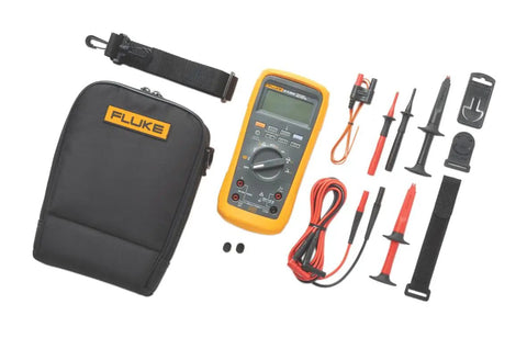 Pro Grade True RMS Digital Multimeter Kit with Premium Leads, ToolPak Hanging Kit, Soft Carry Case, IP67 Waterproof and Dustproof