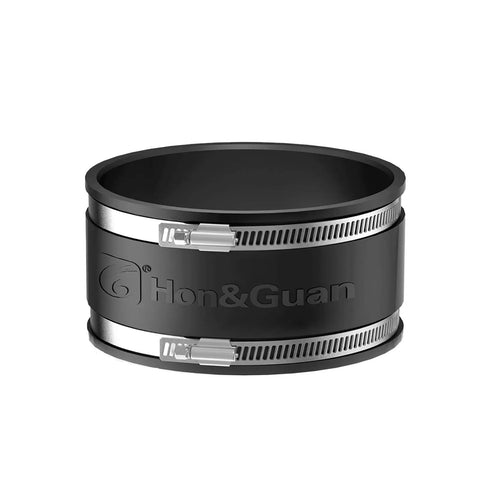 8 Inch Dust Collection Fittings Rubber Noise Reduction Clamp For 8 Inch PVC Pipe HVAC Inline Duct Fans And Carbon Filters