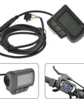 Waterproof Bike Computer With LCD Screen And Speedometer For Electric Bikes And Scooters, EN06 Display, Brushless Controller Kit