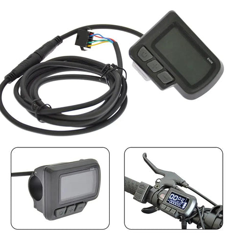 Waterproof Bike Computer With LCD Screen And Speedometer For Electric Bikes And Scooters, EN06 Display, Brushless Controller Kit