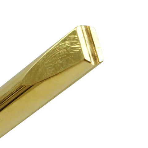 Close-up of Guitar Fret Wire Setter For Luthier Professional Repair Tool Durable Anti Rust Alloy Steel Golden Finish
