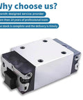 Corrosion resistant ball slider block R162149370, sealed slide unit in angled view for CNC and robotics applications