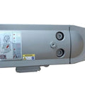 Heavy Duty Oil Free Rotary Vane Vacuum Pump 380V 0.4KW shown from side with clear labeling and compact design for lab use.