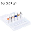 Micro Tungsten Carbide PCB Drill Bits Set 0.15mm to 1.0mm for Jewelry CNC Engraving and Circuit Board Work DIY in plastic case