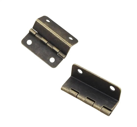 Heavy Duty Vintage Cabinet Hinges Set With Iron Metal Hinges And Screws For Cabinets Dressers Boxes And Suitcases