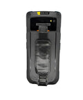 Back view of Kickass Rugged Terminal with 5 Inch Gorilla Glass, showcasing durable design and leather strap for secure handling.