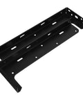 Heavy Duty Wall Mounted Shelf Brackets Black Steel L Shaped Floating Shelf Supports For Bathroom And Office Thickened Structure