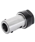 Heavy Duty Collet Chuck Motor Shaft Extension Rod For CNC And Milling Machines, 14mm steel construction with a black hex nut.