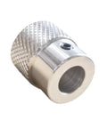 Beefy Aluminum Alloy Handwheel With Knurled Adjustment Handle, 20mm Outer Diameter, 4mm Bore, CNC Precision Machining, side view.