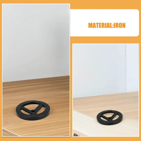 Indoor Fire Hydrant Hand Lever Valve Replacement Wheel two pack iron handle on wooden table
