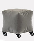 Two Pack Two Inch Universal Swivel Replacement Caster Wheels With Quiet Polymer Build For Office Chairs And Desks Rolling Dang Smooth Across Carpets And Hardwood Floors With Easy Snap Mount on a gray padded cube.