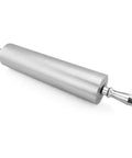 Extra Heavy Duty Aluminum Rolling Pin For Restaurants 15 Inch With Flour Saving Design Keeps Dough From Sticking Durable Pro Grade Quality