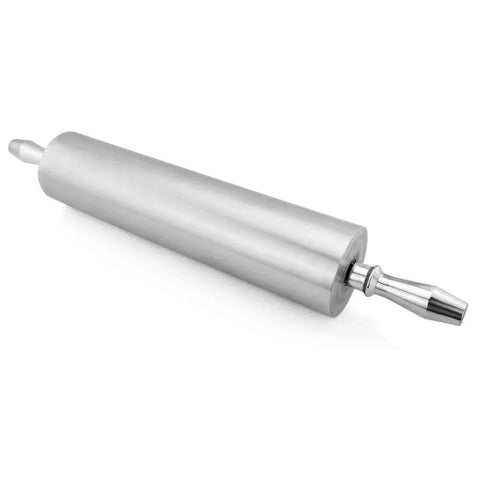 Extra Heavy Duty Aluminum Rolling Pin For Restaurants 15 Inch With Flour Saving Design Keeps Dough From Sticking Durable Pro Grade Quality