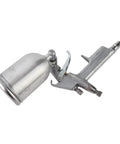 Top Notch Mini Pneumatic Spray Gun Featuring A Butter Smooth 0.5mm Nozzle Effortless Fine Mist Atomization For Auto Detailing Craft Projects Lightweight Handheld Design Makes Painting A Breeze in silver finish