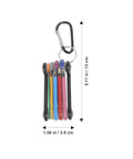 Compact Healvian Foldable Hex Key Wrench Set, Multifunctional Bath Tap Spanner And Bike Repair Tool Kit. Durable Steel Construction For Home And Cycling Maintenance With Sleek Design That Fits Any On-The-Go Gear Bag Effortlessly. 13 cm