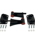 Top Shelf Badass Engine Swap Kit LS Motor Mount Set with frame brackets, bushings, and complete hardware for Chevy LS1 LS6.