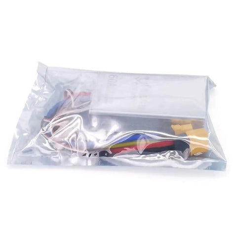 Brushed RC ESC With Forward And Reverse For Cars Tanks Boats And Crawlers Wide Voltage Range From 24V To 60V 60A Output BEC 5V Point Five Amp