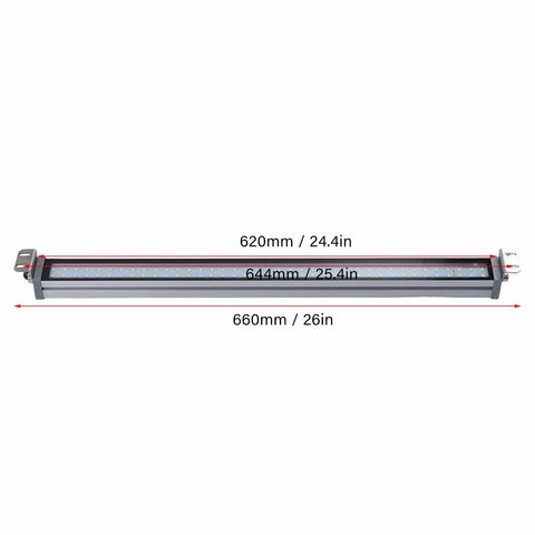 Explosion Proof CNC Machine Tube Light with Waterproof Anti Corrosion Housing 20W 24V 36V Industrial Work Lamp
