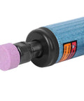 Close-up of a Top Grade Pneumatic Air Die Grinder 18000 RPM Badass Rotary Polisher With 6mm And 3mm Chucks showing purple grinding tip.