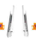 Heavy Duty Telescopic Undermount Drawer Slides With Soft Close, Concealed Hidden Drawer Rails for ultra smooth, quiet operation