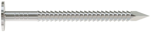 15 Gauge Wire Coil Roofing Nails With Full Round Head And Annular Ring Shank For OSB Or Plywood Roof Decks, 1-3/4 In, Type 304 Stainless Steel, Corrosion-Resistant For Asphalt And Synthetic Slate Roofing, 480-Count