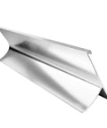 Custom Aluminum Name Plates 2x8 For Desk And Wall With Optional Logo And Text Personalization in Silver or White Finish