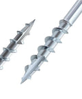Close-up of 100Pcs Pocket Hole Screws Set For Woodworking Self Tapping Oblique Hole Galvanized Screws ST4-25 And ST4-38