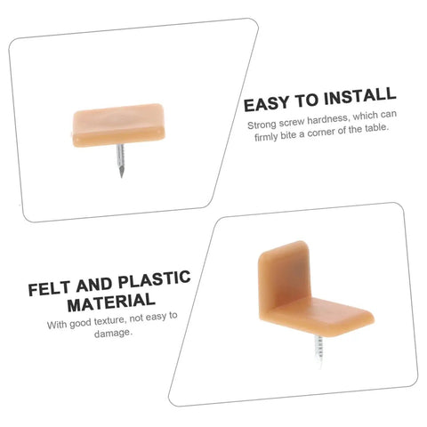 Slick Glide Furniture Slider Pads Two Hundred Pack For Hardwood Floors Zero Fuss Setup and Smooth As Butter for table protection.