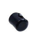Close-up of black 20 Pcs M6 Barrel Nuts Cross Dowels Slotted Nuts Replacement Hardware Kit For Cribs And Flat Furniture M6x10mmx11mm