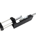 Heavy Duty Pneumatic Clamp Made From Carbon Steel For Welding And Forming Jobs With High Accuracy Auto Control And Easy Use Toggle Mechanism In Industry Production Ranging 0.5 9.0kgf Square Cm, side view showing structure and mechanism