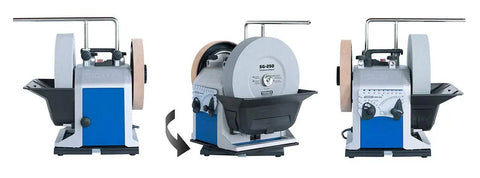 Rotating Swivel Base For Sharpening And Honing Systems on sharpening machine with low profile and smooth design
