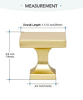 Premium Brushed Gold Cabinet Handles Zinc Alloy Drawer Pulls Modern Arched Kitchen Hardware Single Hole Five Pack Straight Fire with measurements.