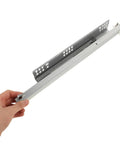 Pair Of Detachable Silent Drawer Slides Replacement Rails For Storage Cabinets In Cold Rolled Steel With Heavy Duty Load Bearing Capacity