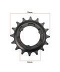 Two Pack 16 Tooth MTB Bike Sprocket Black 70mm Outer Diameter 34mm Inner Diameter Corrosion Resistant Easy Install