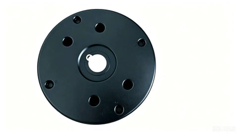 Weight bladder for Propane Patio Heater 48,000 BTU Outdoors With Open Door Design in a black circular shape