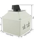 Three Phase Rotary Changeover Switch 40A 660V With 12 Terminal Universal Cam Selector Waterproof Exterior Box