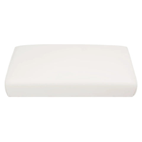Universal Pontoon Boat Seat Bottom Cushion For 8WD159 Series 50 Quart Swingback Cooler Seat And 8WD159-R-S White Replacement Pad