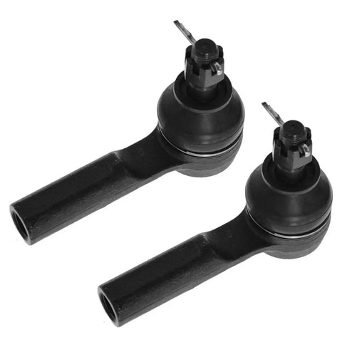 Front Six Piece Steering And Suspension Kit With Strut And Spring Assembly Tie Rods And End Links Straight Bolt On Install For 2004 2008 Nissan Maxima Keeps It Sweet And Smooth, showing two black tie rod ends.