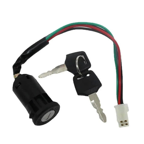Durable Motorcycle Ignition Switch Locks For Dirt Bikes And ATVs, Easy Install And Theft Prevention, with two keys
