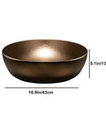 Modern Ceramic Vessel Sink with Faucet and Drain, Luxury Gold Oval/Rectangle Countertop Bathroom Vanity Basin, 16.9in size.