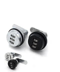 3 Digit Combination Mailbox Lock Seven Eighths Inch Rotary Tongue Cam Lock For Cabinets And Drawers Security Lock Keyless Access