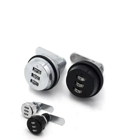 3 Digit Combination Mailbox Lock Seven Eighths Inch Rotary Tongue Cam Lock For Cabinets And Drawers Security Lock Keyless Access