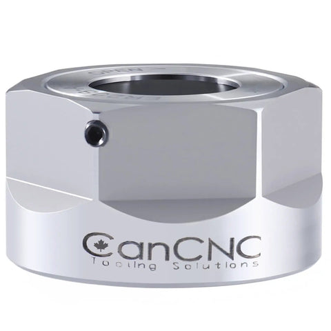 ER20B-A Hex Collet Chuck Nut Rock-Solid Balance To G2.5 At 18000 RPM For CNC Machining Hardened Alloy Steel With Integrated Bearing