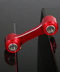 45mm Rear Lowering Link For XR Series Dual Sport Bikes, CNC Machined Suspension Linkage Arm In Red, Adjustable Shock Angle To Drop Ride Height About 1.75 Inches, Compatible With XR250R XR350R XR600R XR650L, red aluminum link