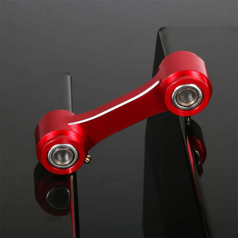 45mm Rear Lowering Link For XR Series Dual Sport Bikes, CNC Machined Suspension Linkage Arm In Red, Adjustable Shock Angle To Drop Ride Height About 1.75 Inches, Compatible With XR250R XR350R XR600R XR650L, red aluminum link